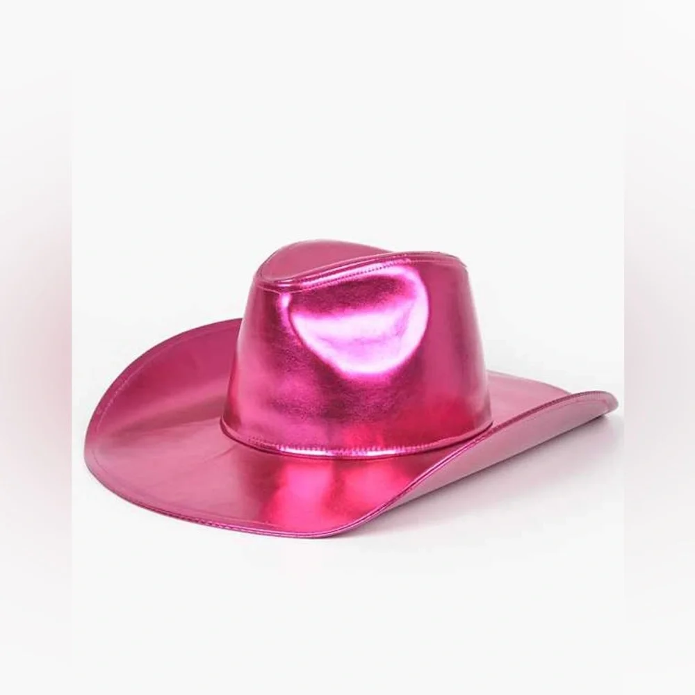 Vegan Leather Western Cowboy Festival Hat